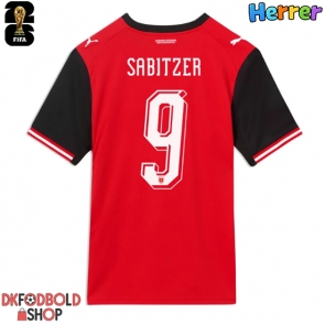 Østrig Marcel Sabitzer #9 Hjemmebanetrøje VM 2026 Kort ærmer